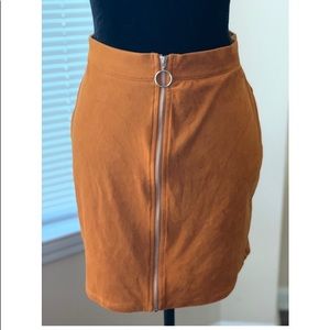 GUESS vegan suede skirt